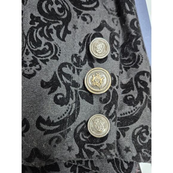 Joe Browns Black Brocade Jacket Coat Red lining NWOT Plus  Sz 28 NWOT - Picture 3 of 7